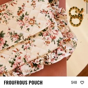 Sézane floral pouch